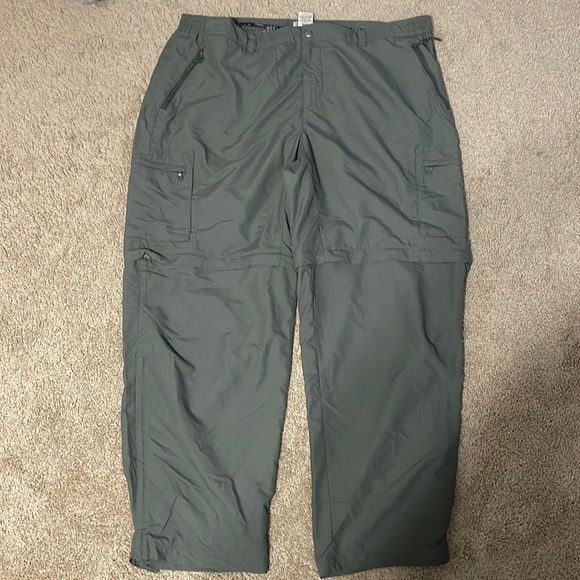 REI Pants & Jumpsuits Rei Grey Comfortable Zip Off Pants 8w 10nylon Poshmark